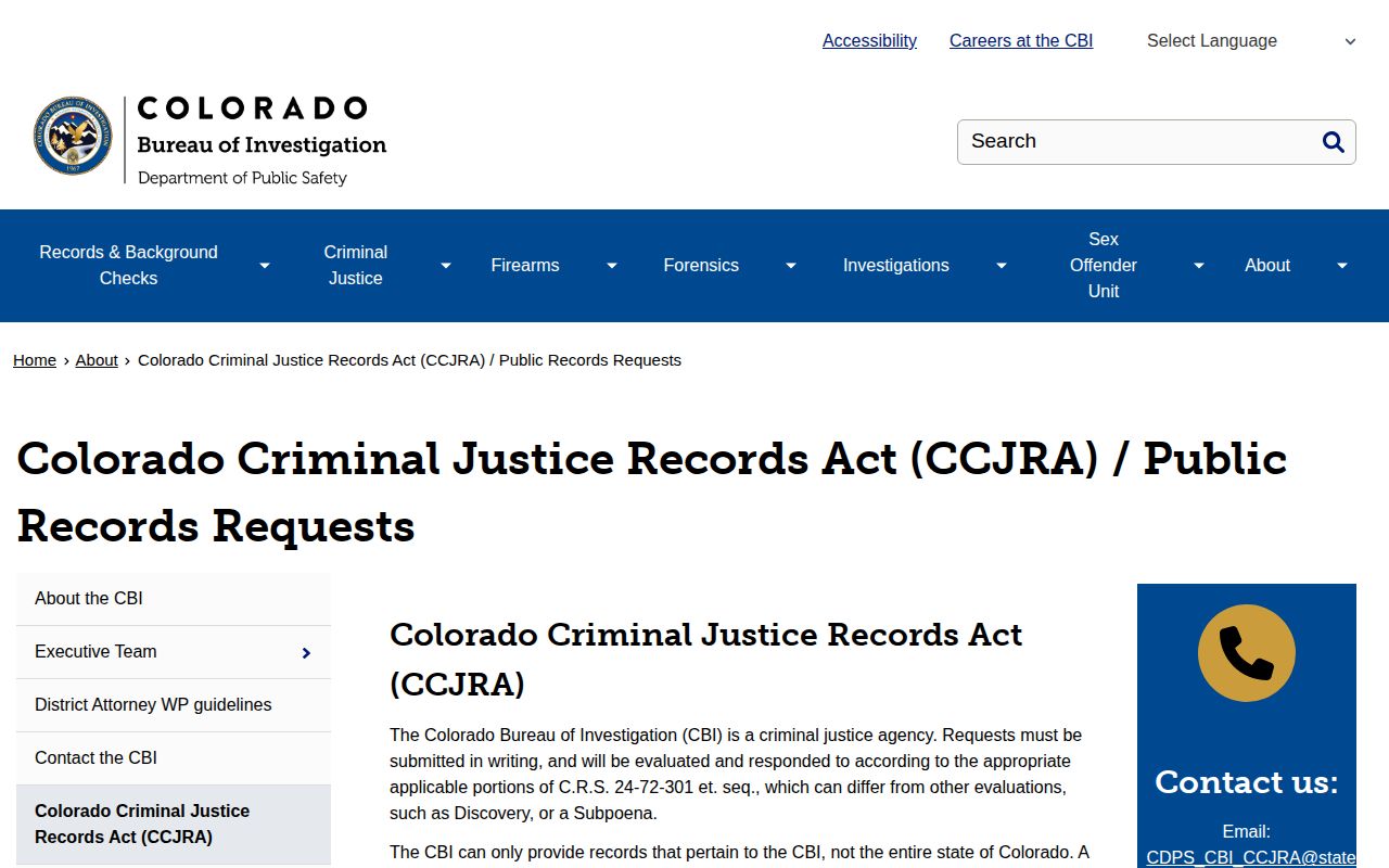 Montezuma County booking photo records Colorado CCJRA source