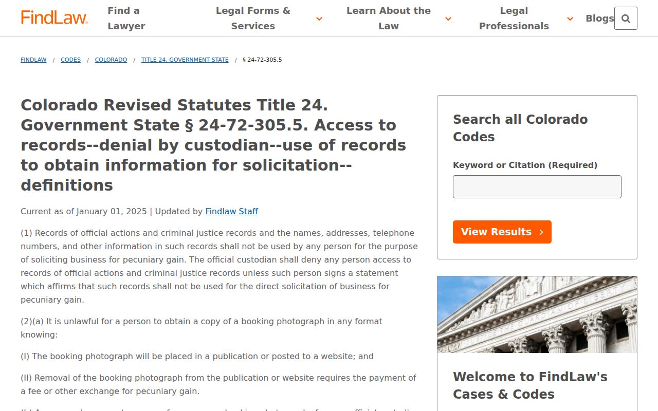 Montezuma County released mugshots Colorado booking photo law
